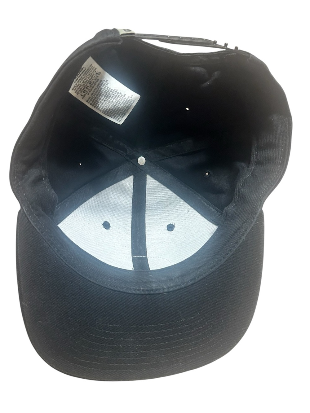 Vans Black Snapback Hat with Flat Brim - Picture 3 of 6
